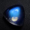 AAAAA - Truly Very Rare Blue Moon Rainbow Moonstone Gorgeous Blue Fire Nice Clean Trillian Shape Cabochon Huge size 10x10 mm -weight 5.35 cts thick 7 mm